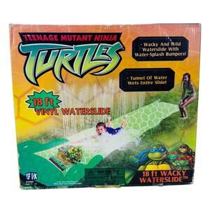 Vintage‎ Teenage Mutant Ninja Turtles Wacky Water Slide by Sport Fun TMNT Summer